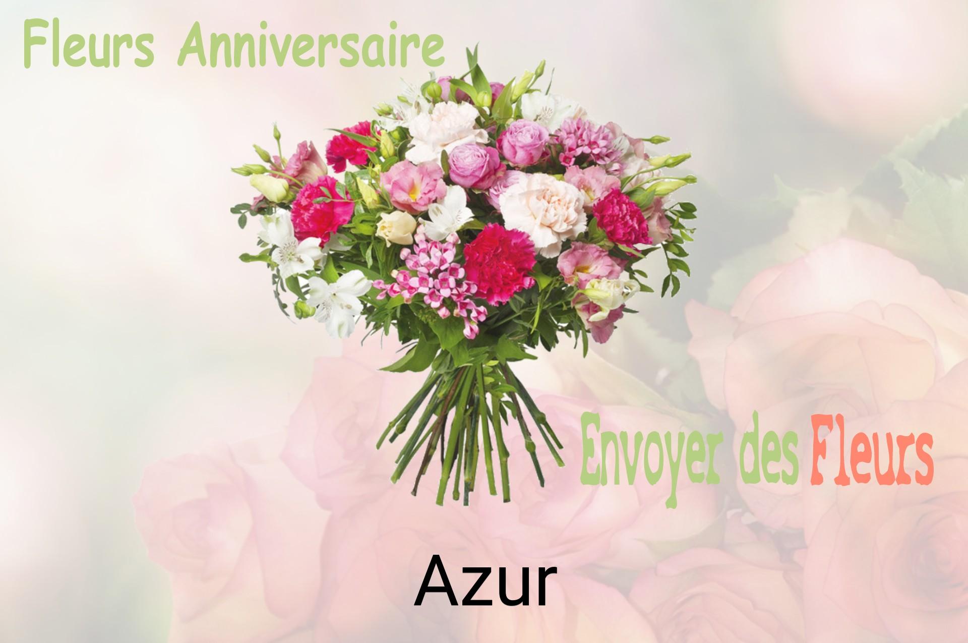 Bouquet de fleurs d’anniversaire livré à Azur